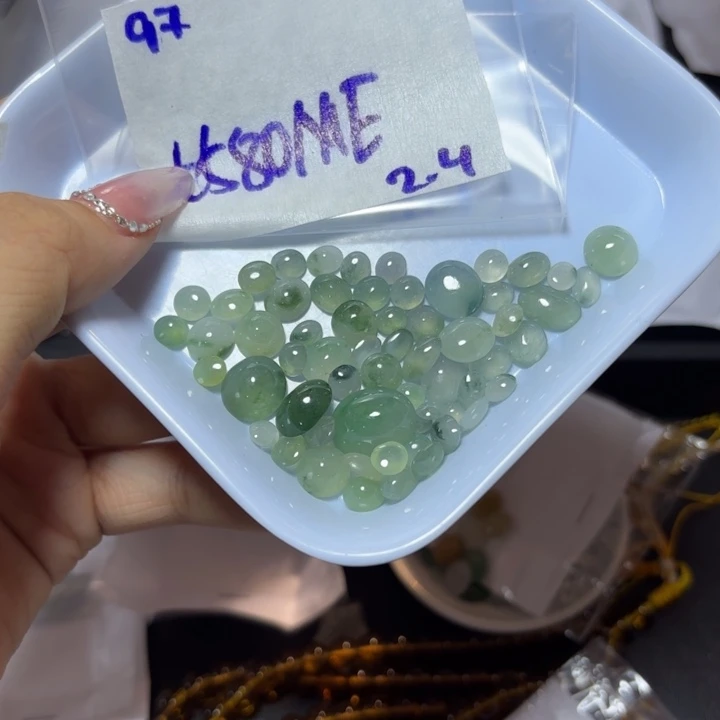 定制翡翠未镶嵌紫****不