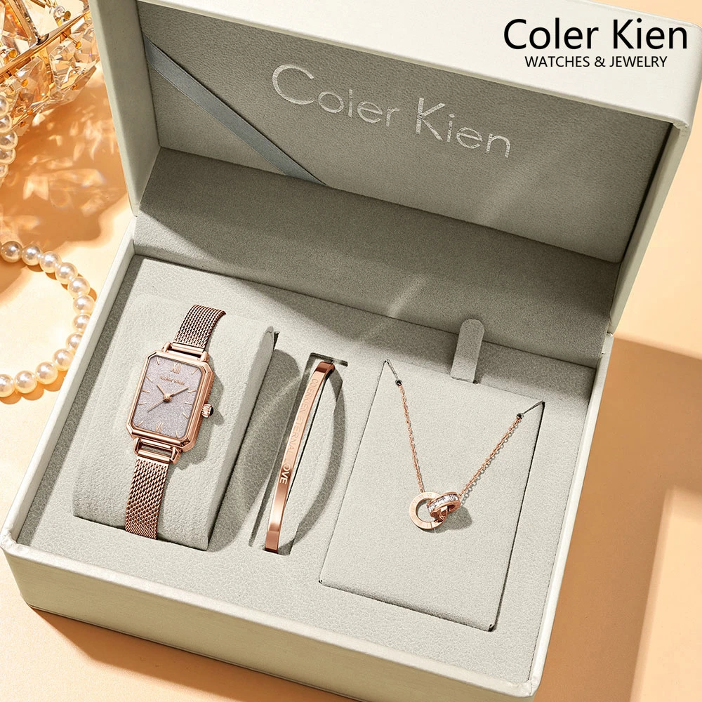 ColerKien【七夕礼物】正品漫天星小方表手表女情人节七夕节日礼物