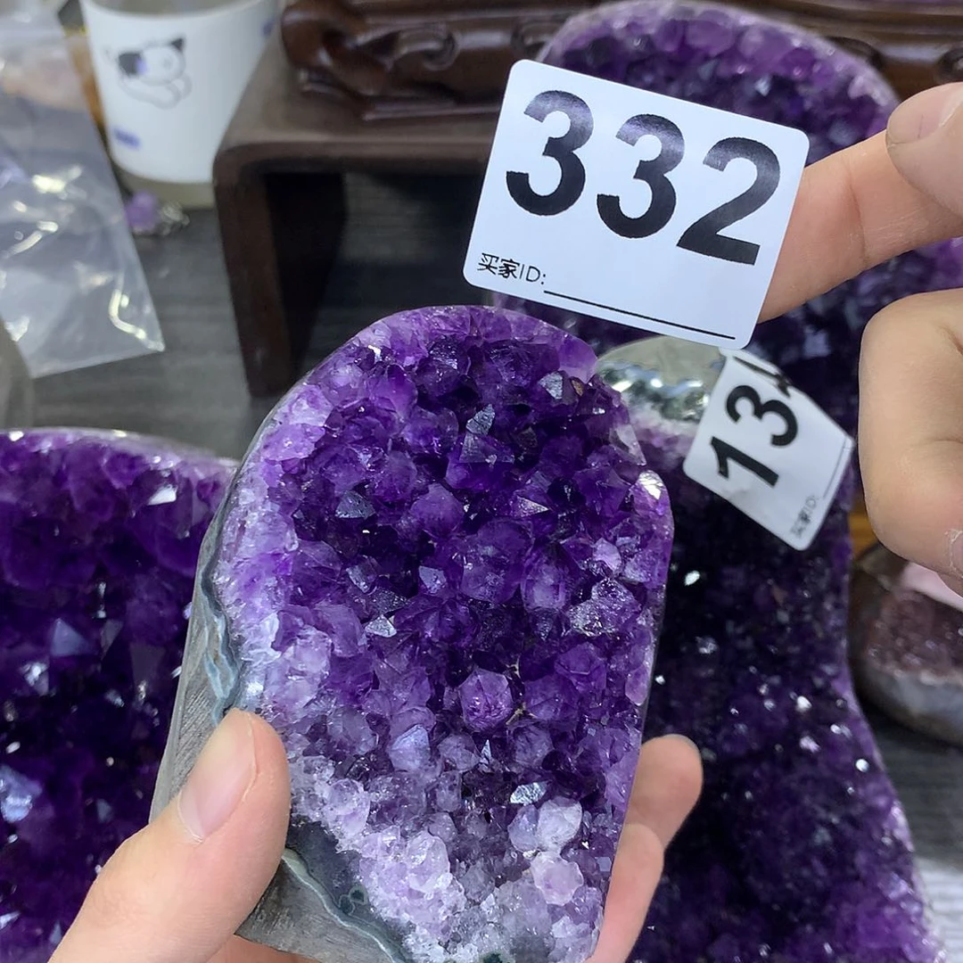 紫晶珠宝半成品未镶嵌风***?332