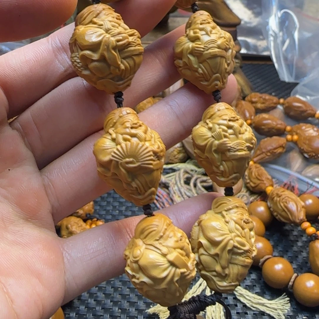 手串/手链橄榄核龙生九子财神