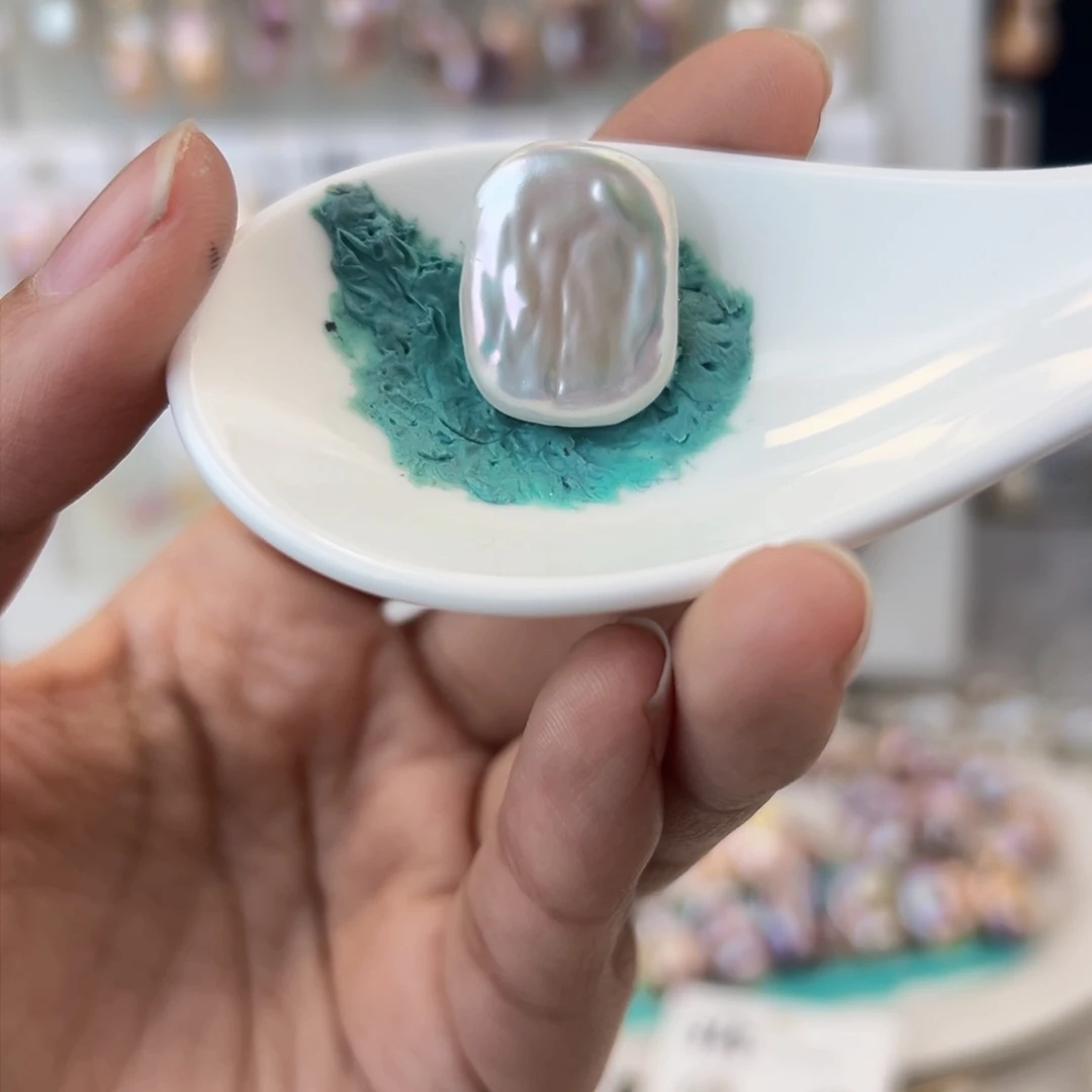 淡水珍珠戒指银S925镶嵌C****萄