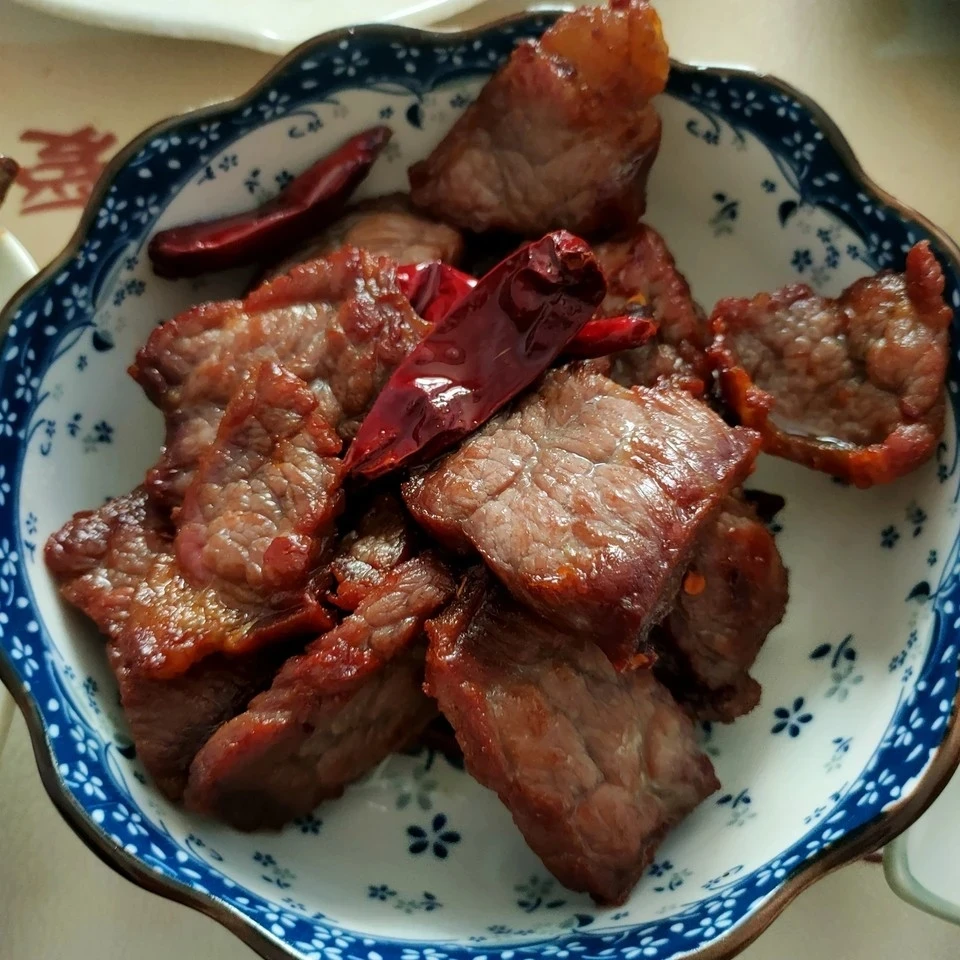 马荣平【干巴福袋】云南特产牛干巴风干腌制腊牛肉自然风干