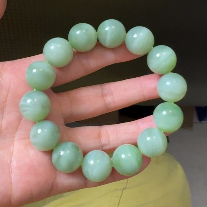 和田玉未镶嵌颈饰粉青16