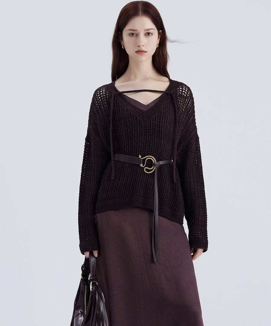 意大利设计师品牌女装，春季套头针织衫