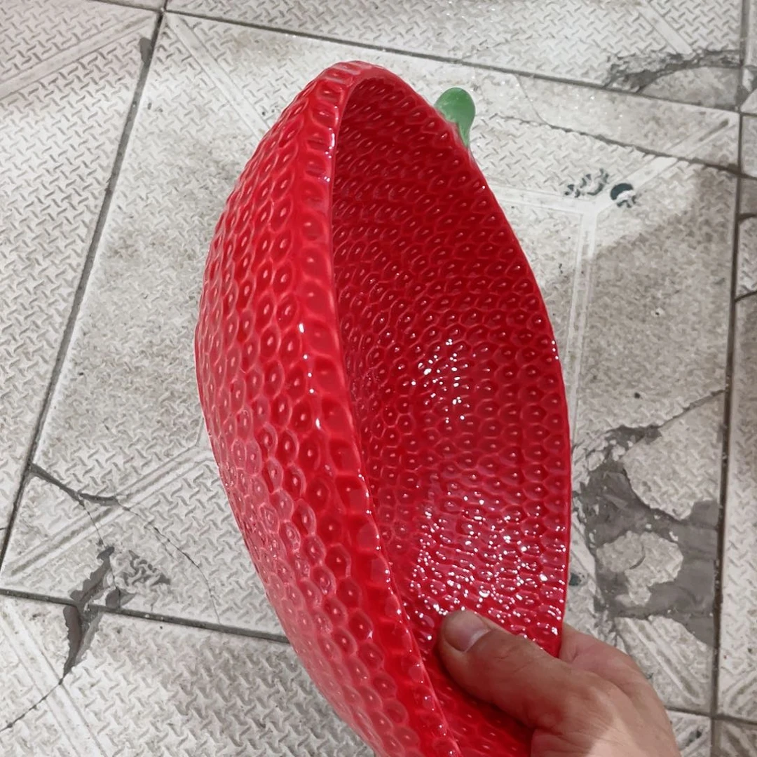 瓷微瑕陶瓷餐具家用 一个中号