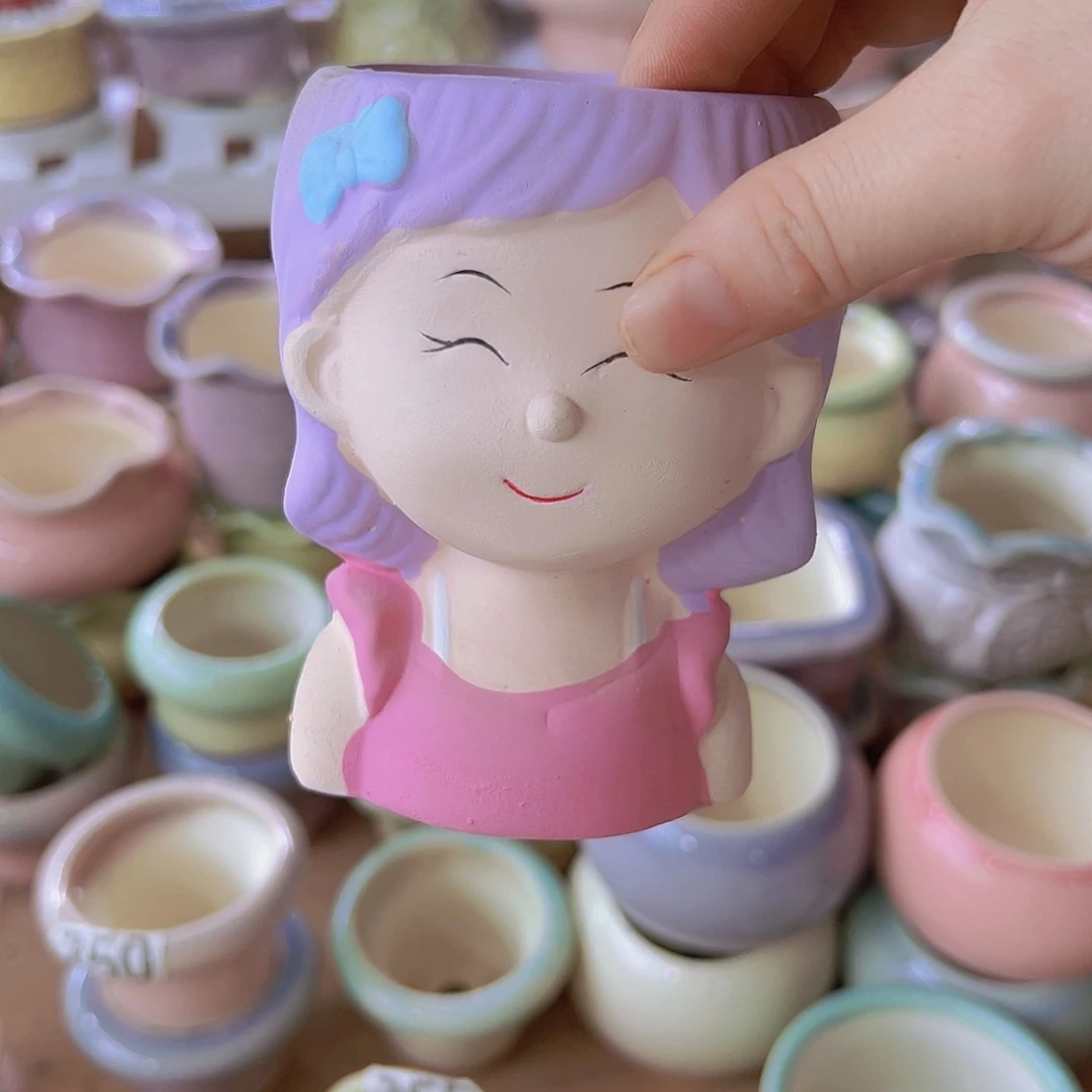 陶瓷花盆当场满12包邮