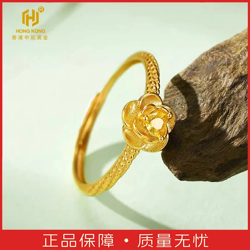 【香港中筑】非遗古法真爱玫瑰戒指时尚设计感