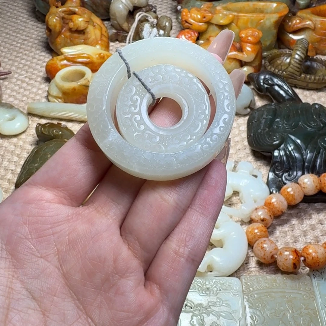 白玉菩提吊坠挂件
