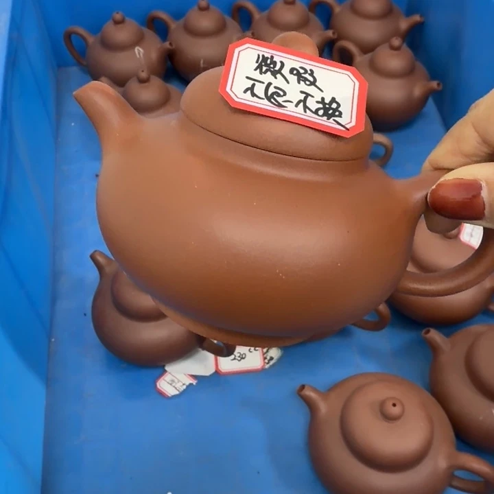紫砂茶壶宜兴原矿老红泥