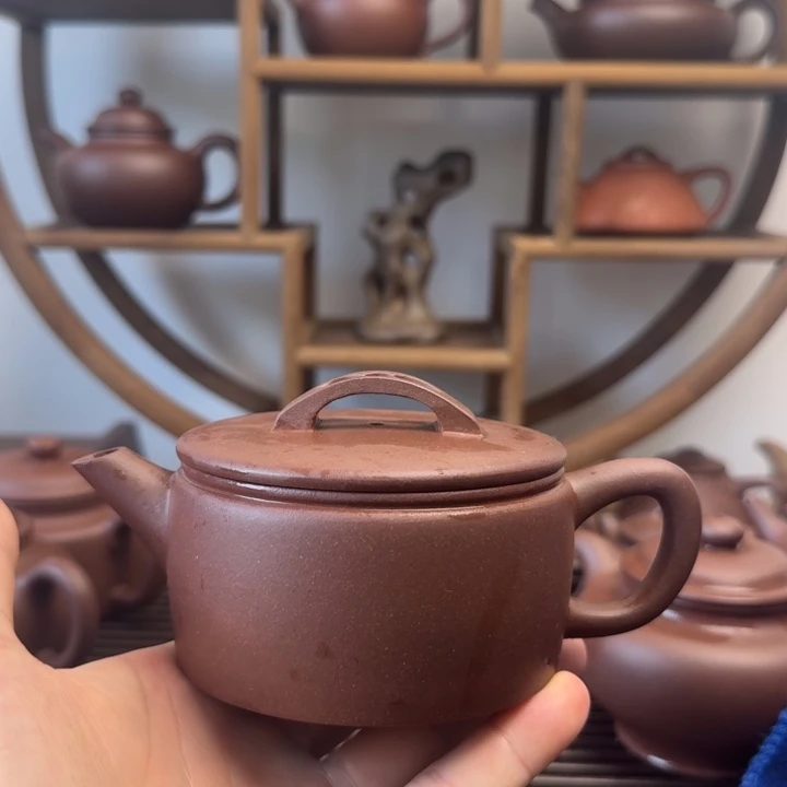 紫砂茶壶汉瓦220cc台西嫩底槽清