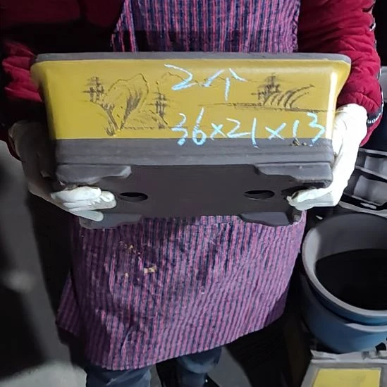 宜兴紫砂花盆清清楚了吗