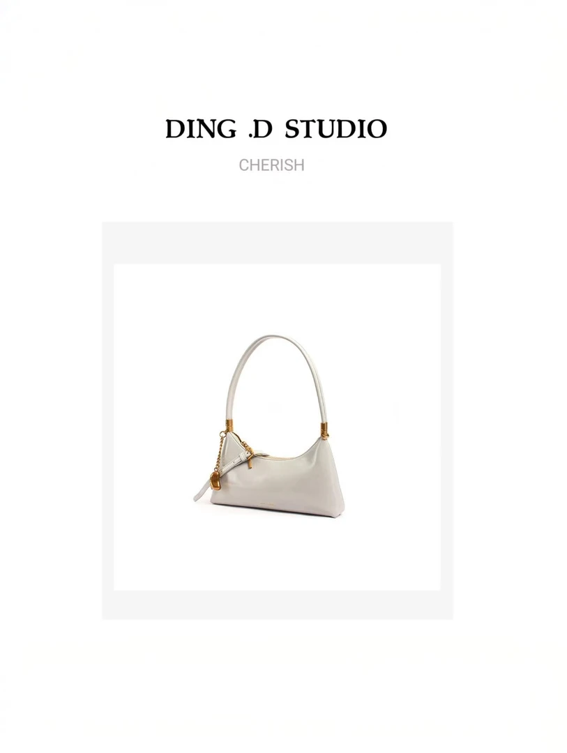 【豌豆公主】DING.D新品百搭简约单肩休闲时尚气质ins女包21570