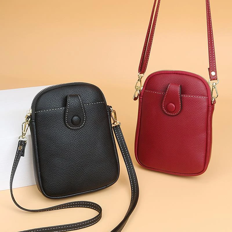 红路皇手机包女斜挎包新款时尚竖款单肩百搭韩系迷你洋气小包包女