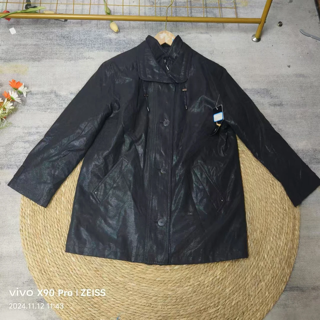 品牌剪标   7仓F4-3-2623款   鱼鳞纹立领翻领休闲外套