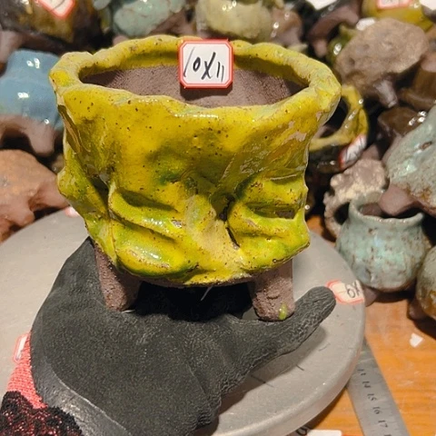 粗陶花盆制作就这样了