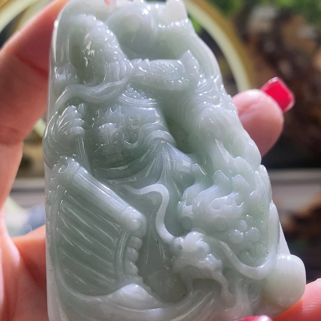 【闪购商品】翡翠颈饰未镶嵌关公