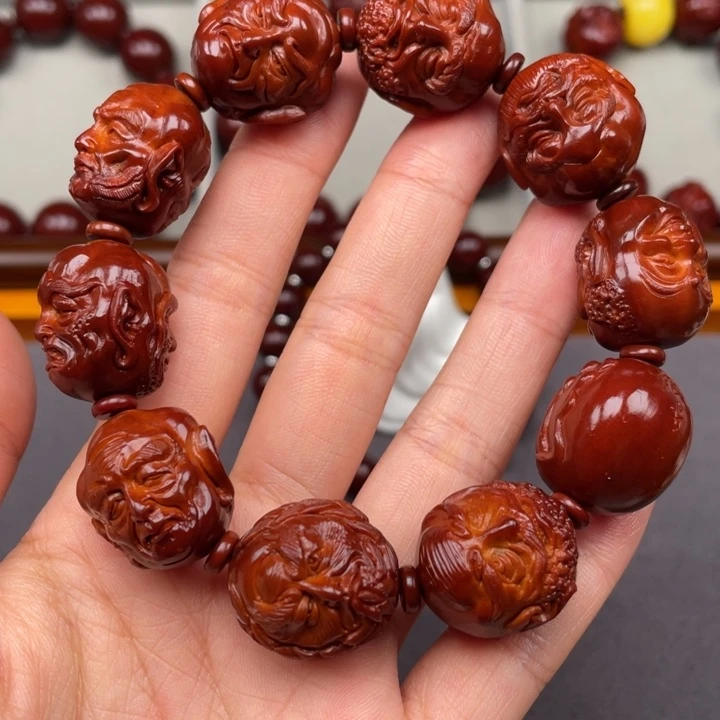 橄榄核手串/手链十八罗汉