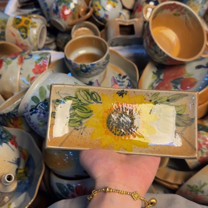 瓷片景德镇陶瓷手工手绘