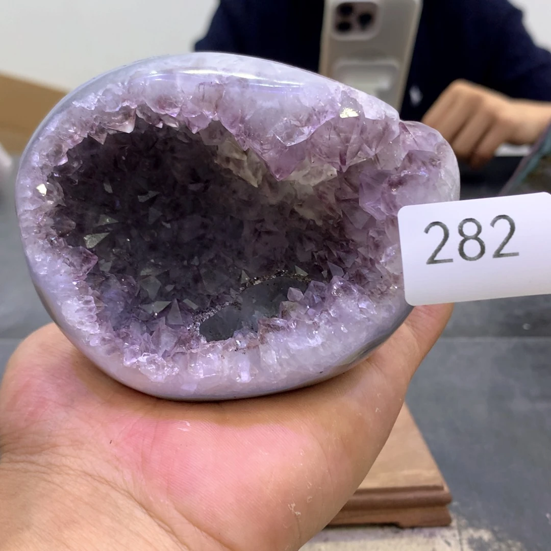 水晶珠宝半成品未镶嵌紫晶282