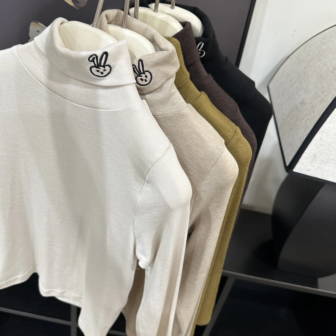 【现货】搭配进阶女童长袖T恤秋冬儿童洋气高领打底衫宝宝百搭上衣