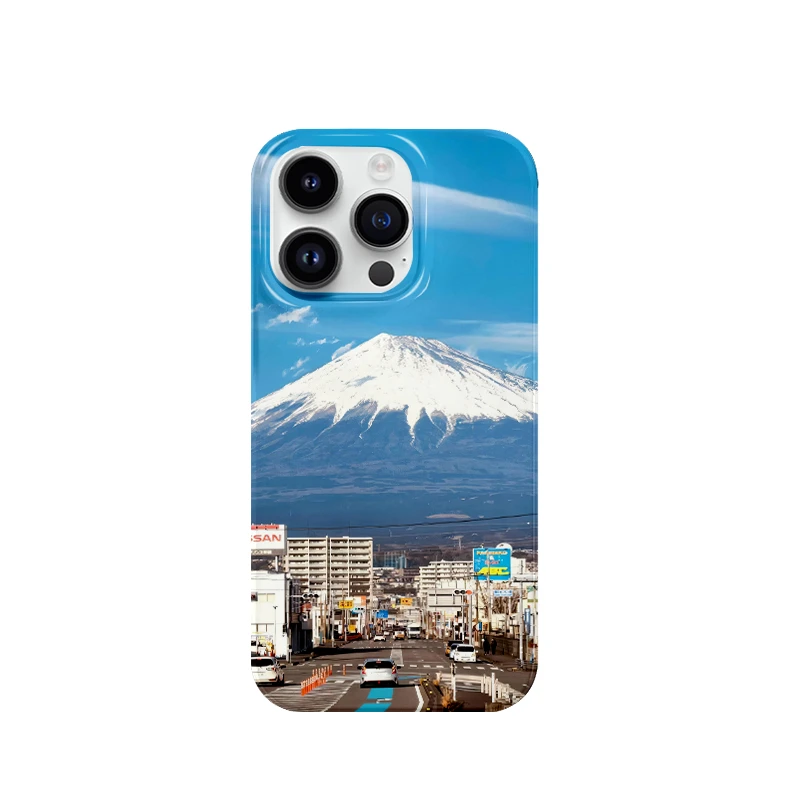 雪山公路个性手机壳适用于苹果16promax华为mate荣耀oppo一加小米