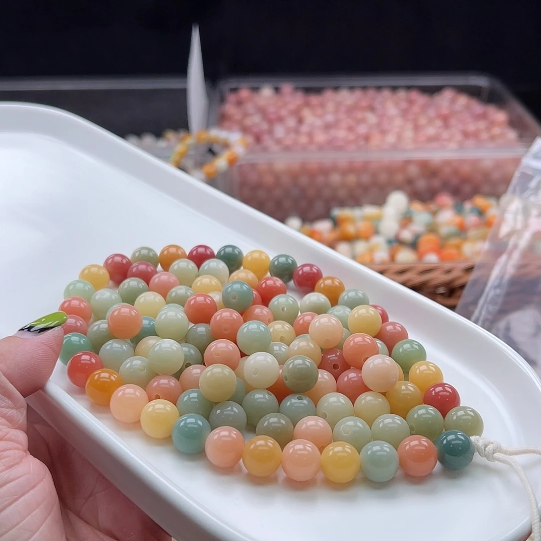 白玉菩提吊坠Q/10mm/110颗