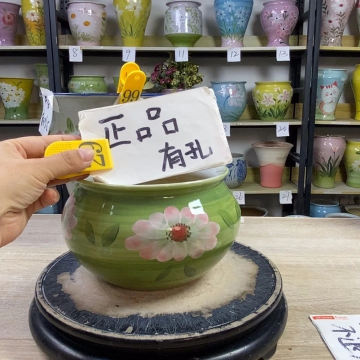 景德镇高温陶瓷花盆