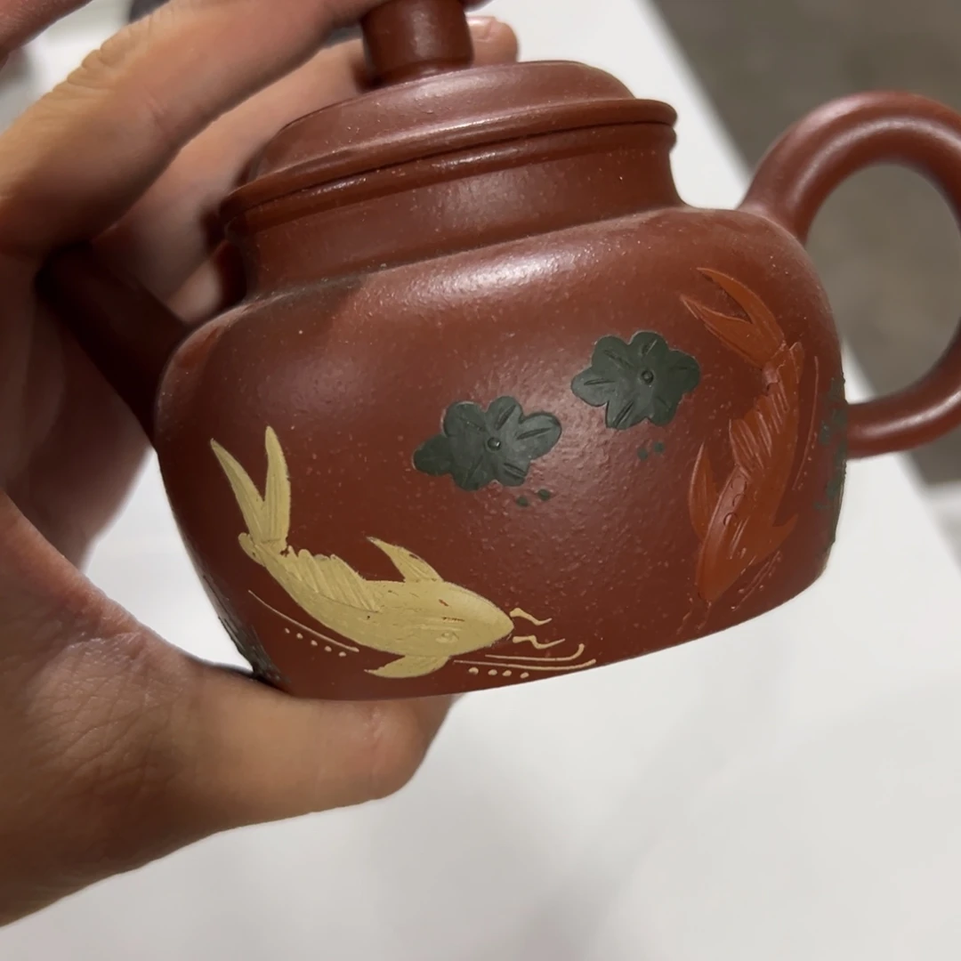 空**水老厂紫砂壶一件！