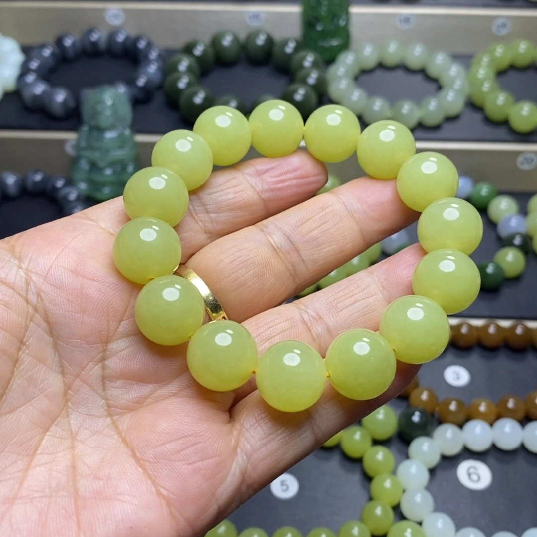 和田玉未镶嵌手链