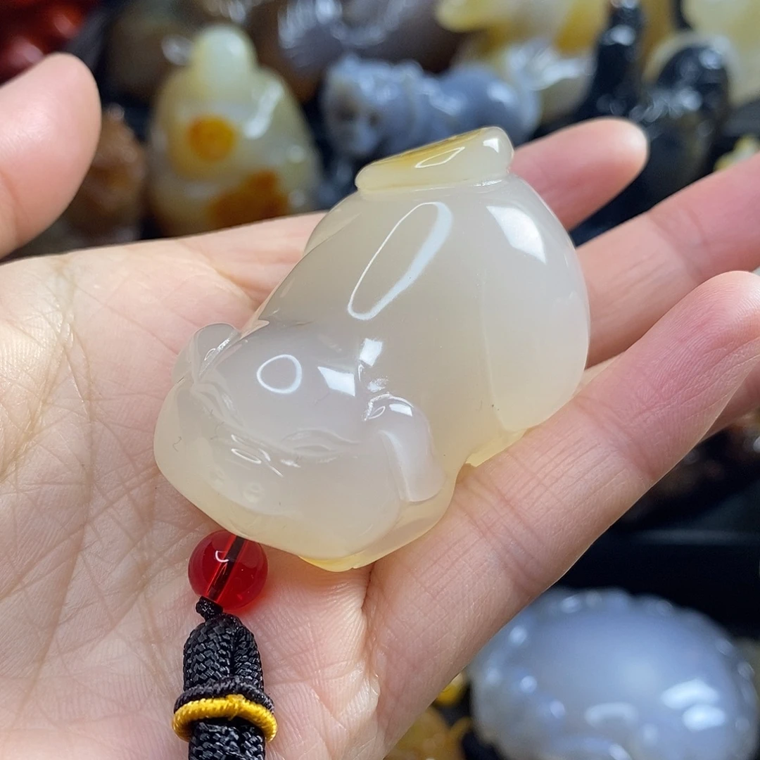 玛瑙/玉髓未镶嵌手把件