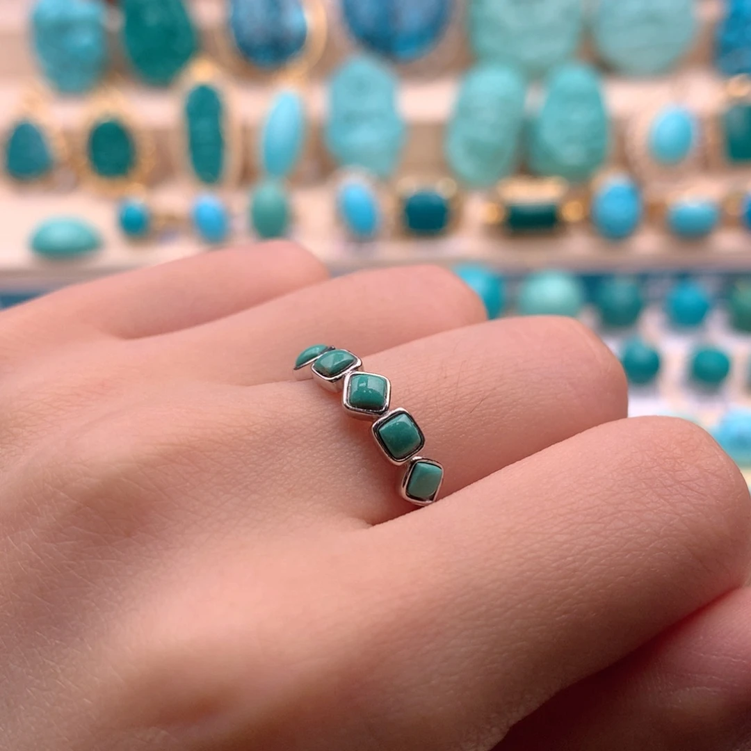 绿松石未镶嵌戒指