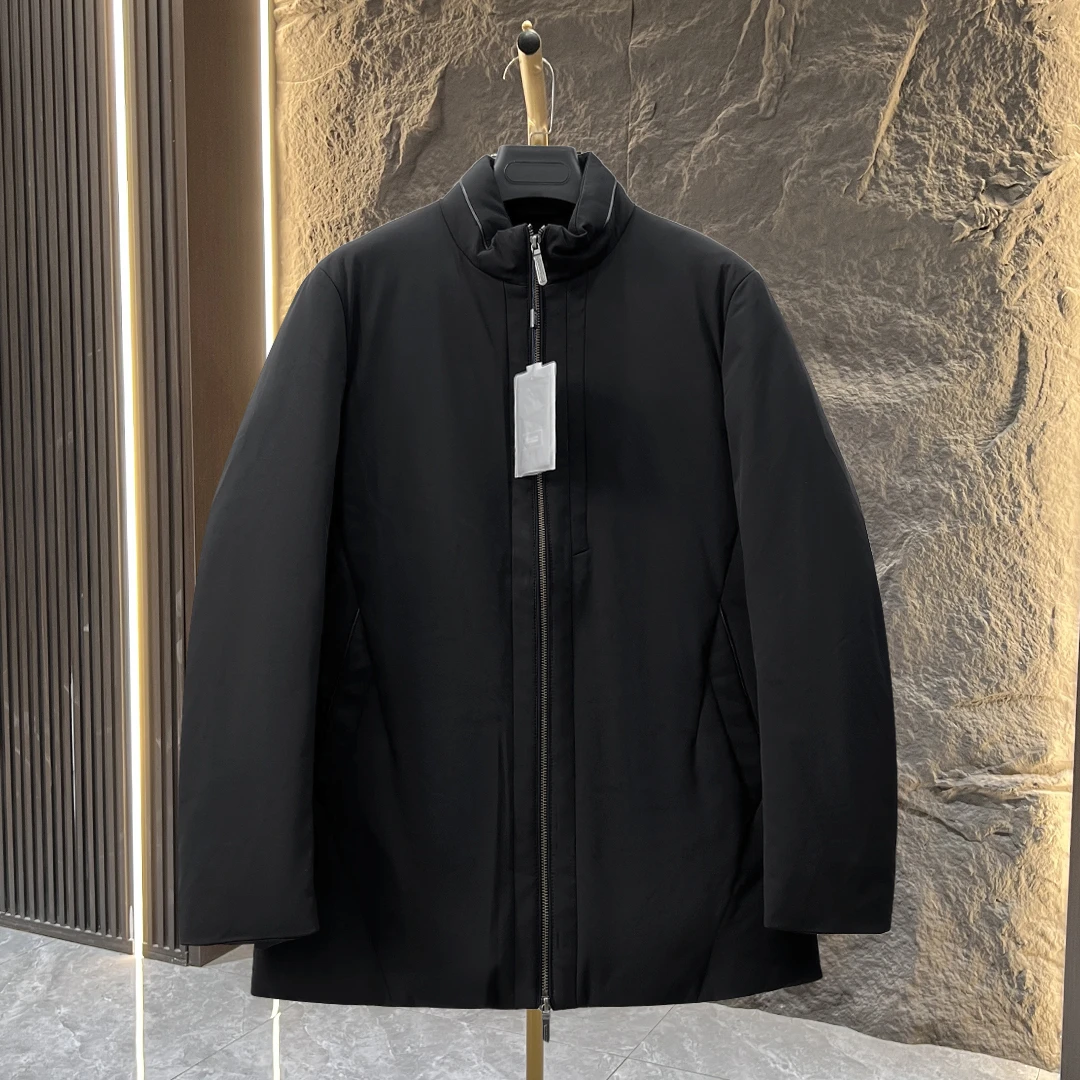 凯莱LU喜247028男冬季立领中长款羽绒服