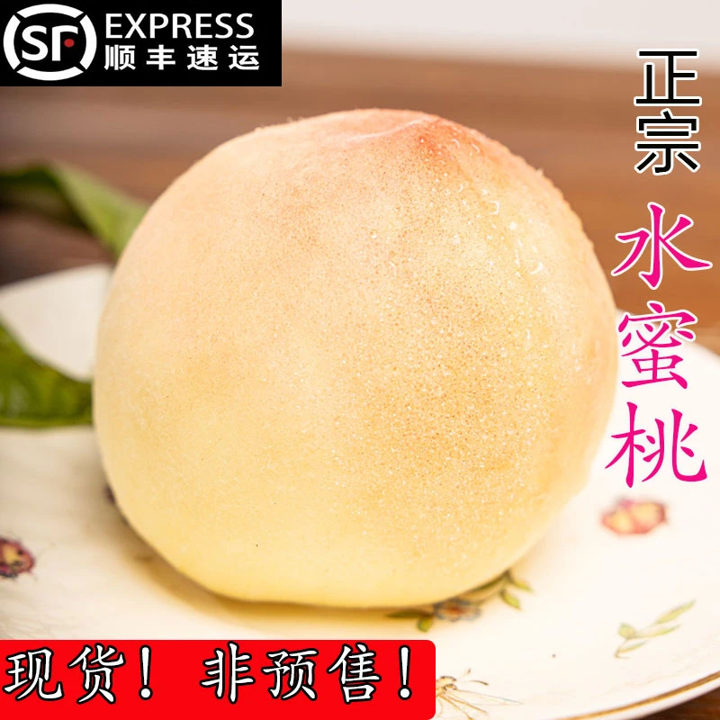 【先亏1000单】正宗踢球山水蜜桃白凤白桃爆汁现摘现发顺丰包邮