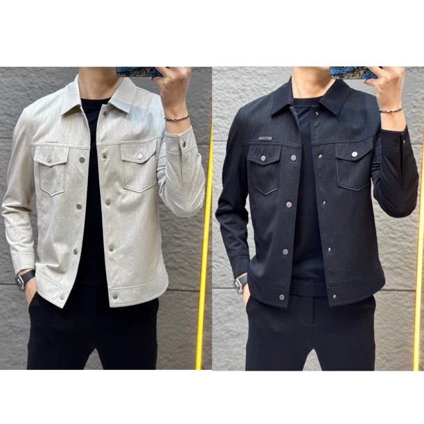 小雨男装｜7105 高奢定制新品欧货男士时尚精品夹克Z