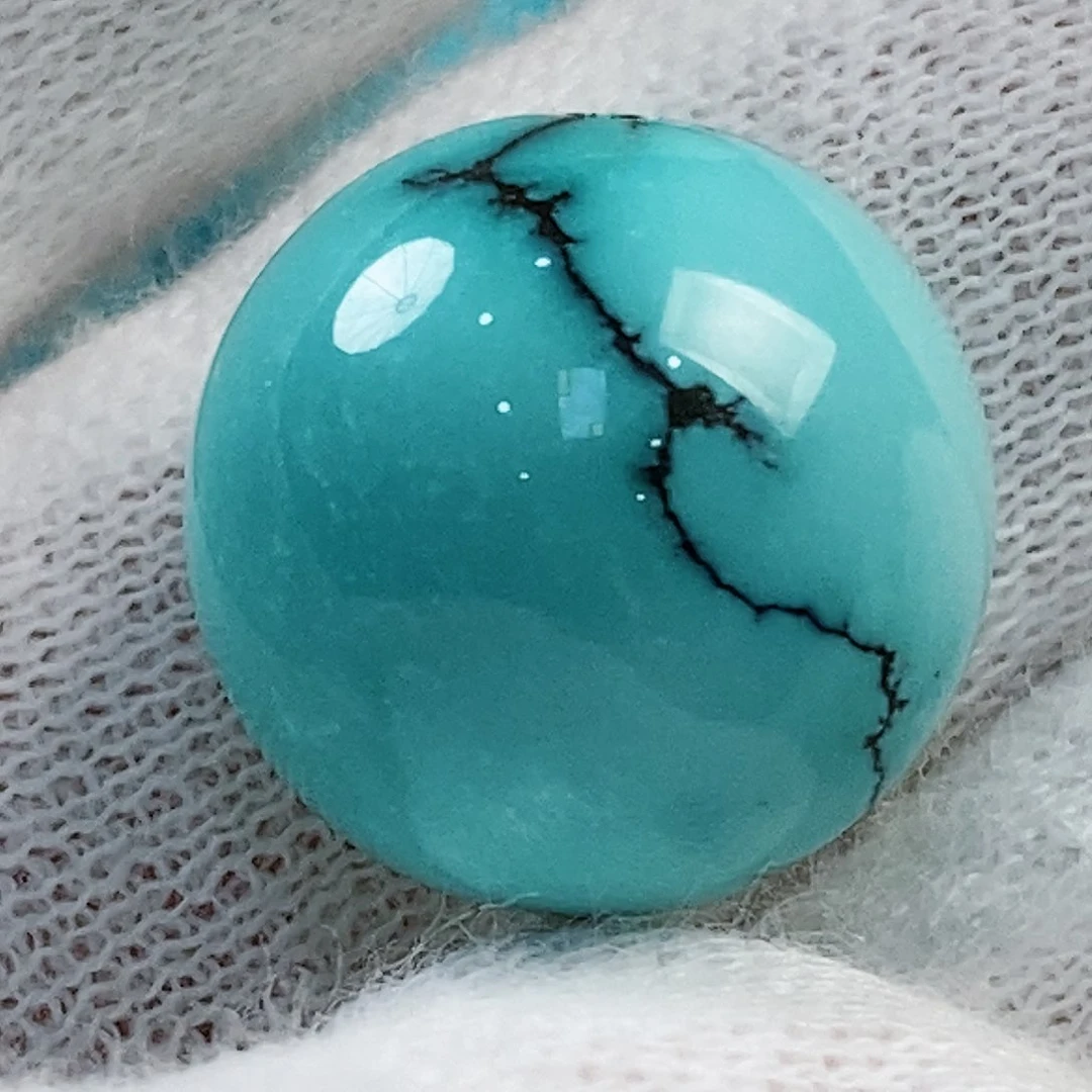 绿松石珠宝奇石未镶嵌黑****）