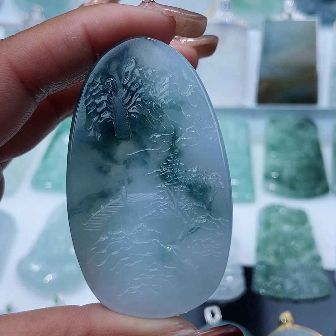 翡翠吊坠(不含链)未镶嵌