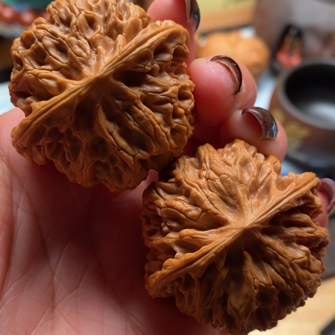 把件文玩核桃42➕苹果园狮子头