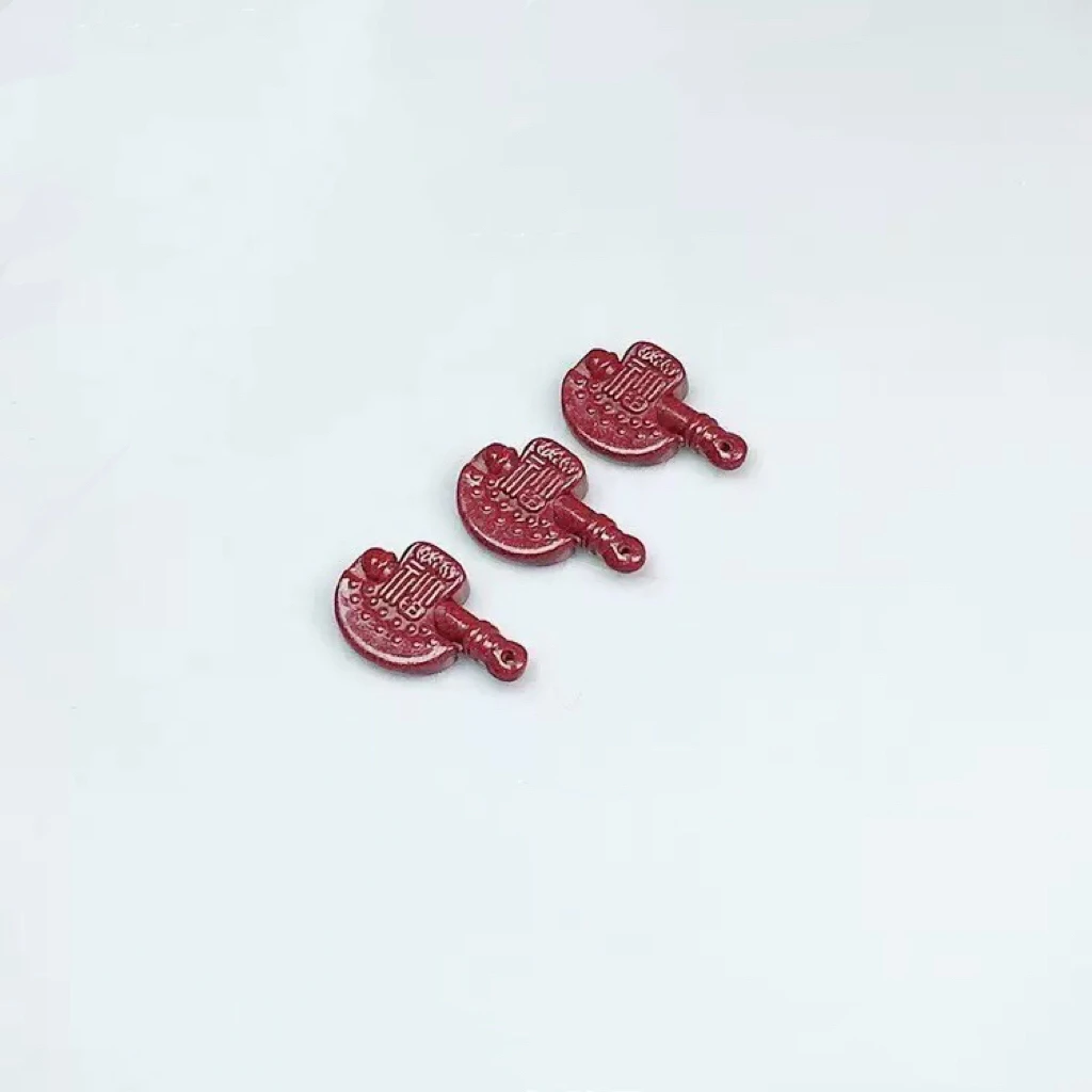 含辰砂工艺品M217雕刻雕刻小斧头1.5克18.5-11.7-4.6mm