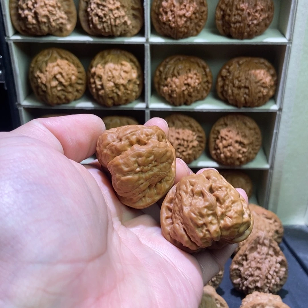 吊坠文玩核桃蛤蟆红皮40