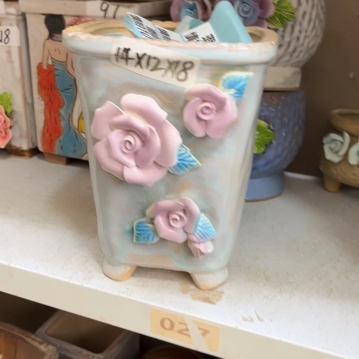 粗陶材质多肉花盆