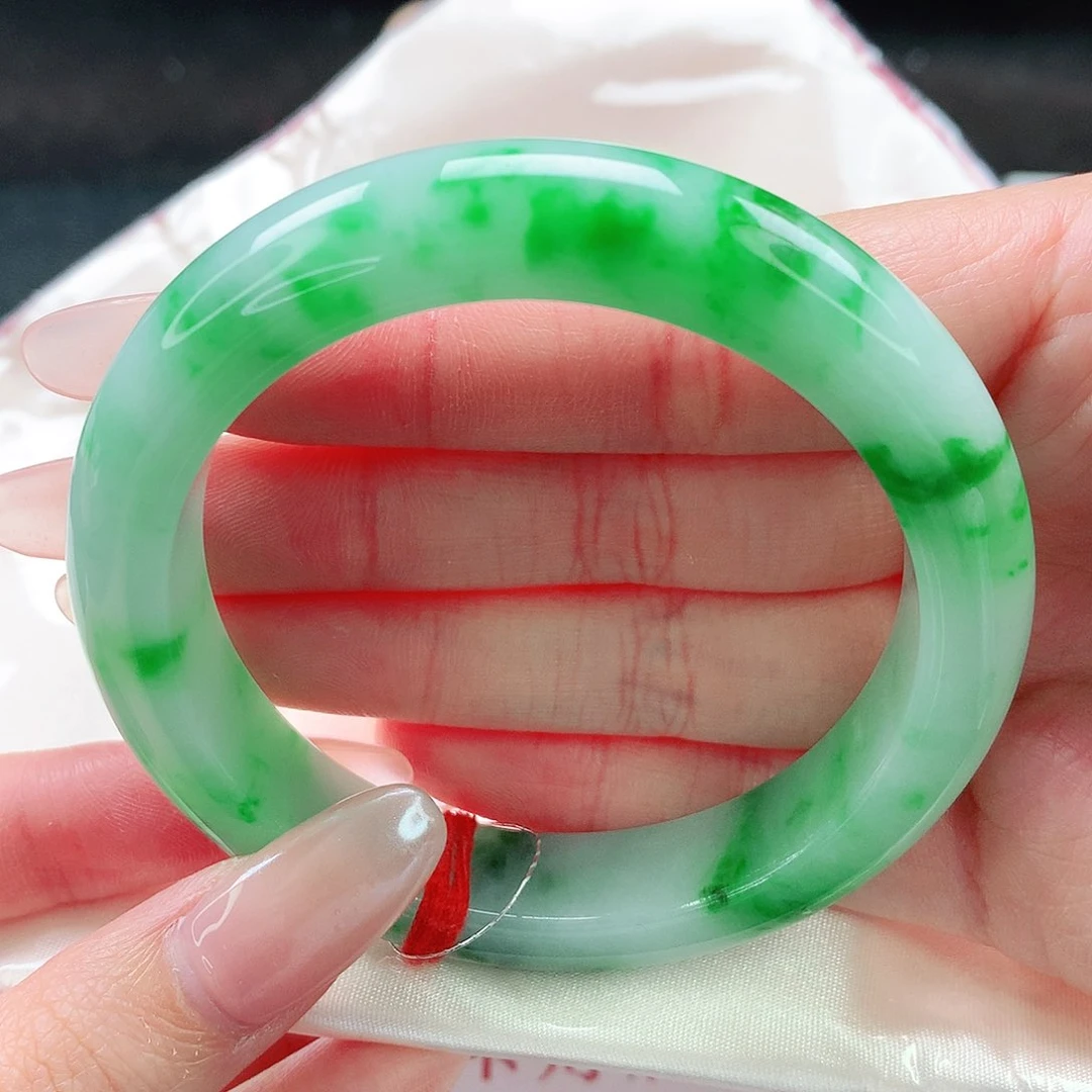 未镶嵌手镯翡翠56圈