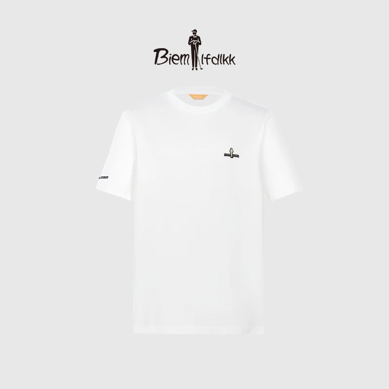 【冰舒棉】比音勒芬夏季高级透气圆领轻柔短袖T恤