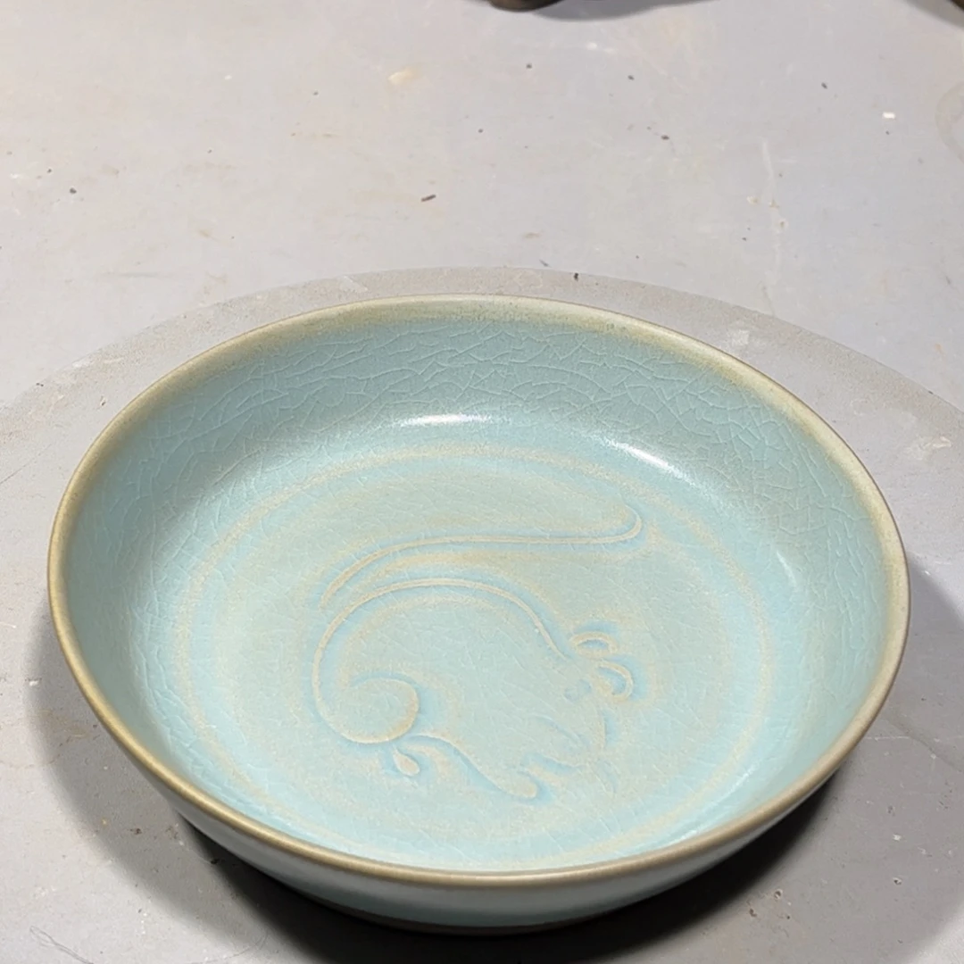 瓶汝窑瓷器品相完美