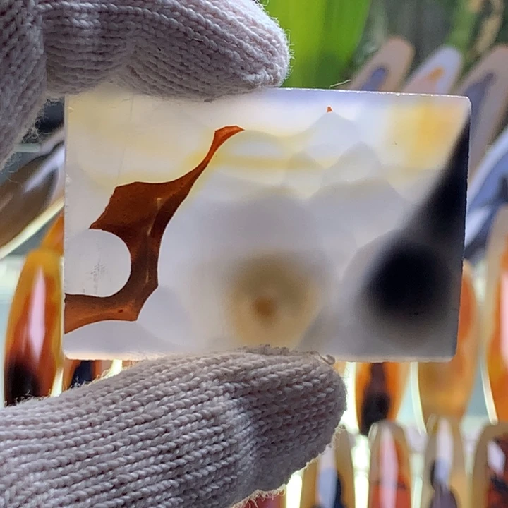 未镶嵌玛瑙/玉髓珠宝半成品208