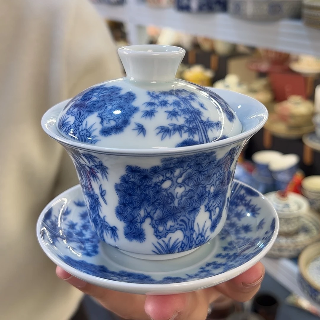 盖碗很漂亮我很喜欢