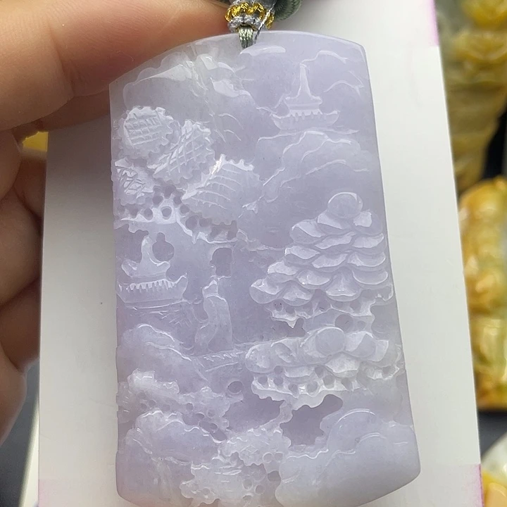 翡翠未镶嵌颈饰天然翡翠