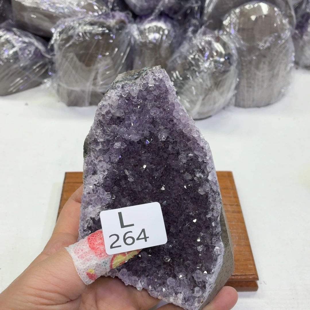 摆件水晶未镶嵌天然紫水晶