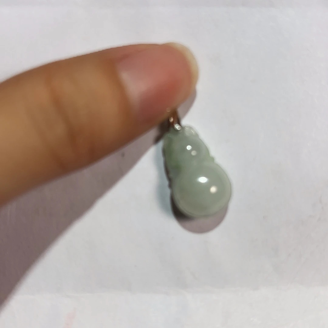 翡翠银S925镶嵌颈饰A货翡翠镶嵌颈饰