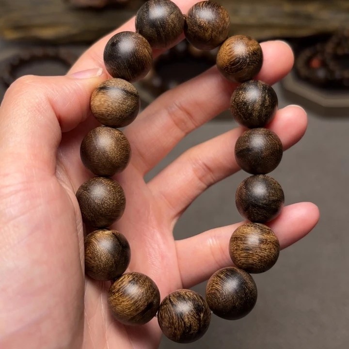 手串沉香越南芽庄白棋楠瘤疤1.4