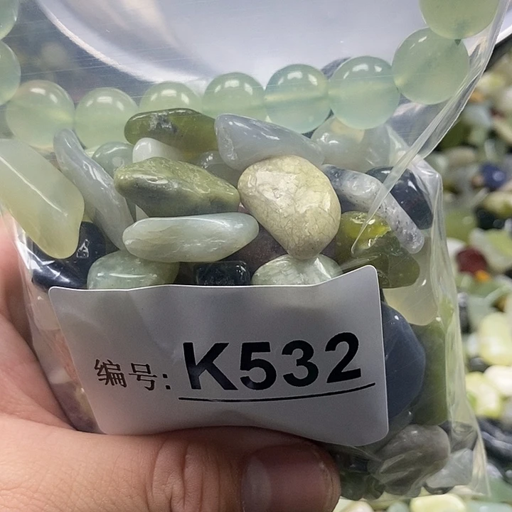 岫玉鱼缸石未镶嵌